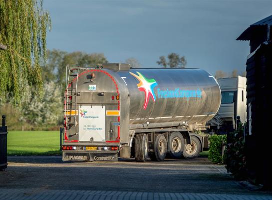In november is er gemiddeld 37.000 ton melk per dag naar Nederlandse melkfabrieken gebracht