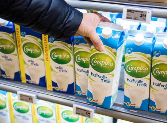FrieslandCampina behoudt met een omzet van 12,7 miljoen euro de achtste plaats