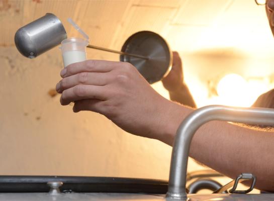 De melk van de geblokkeerde bedrijven wordt pas weer opgehaald als de melk is onderzocht en goed bevonden