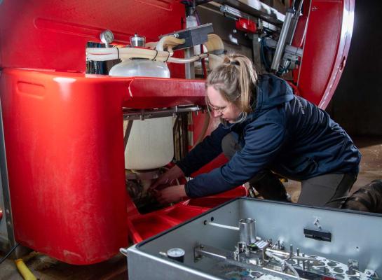 De levensproductie bij afvoer daalde licht naar 37.977 kg melk met 4,42% vet en 3,59% eiwit