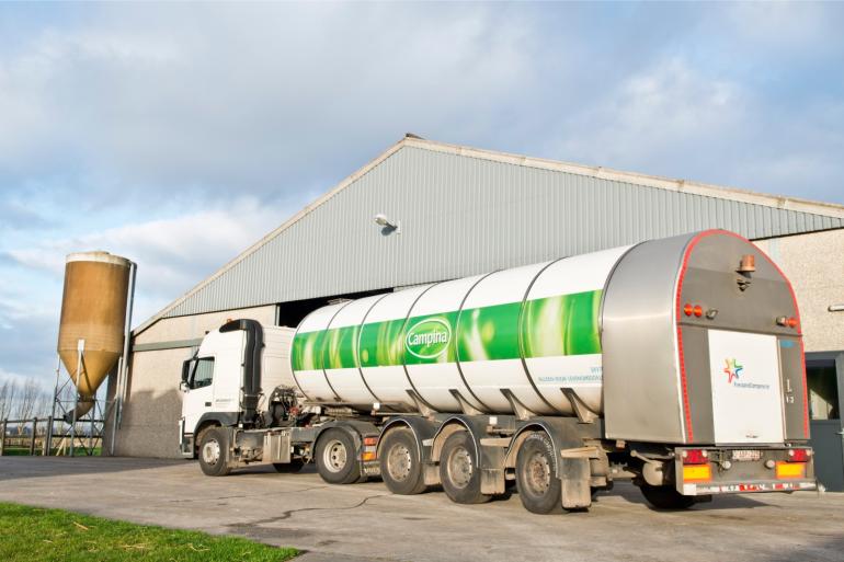 In april werd er gemiddeld per dag bijna 40.000 ton melk opgehaald van Nederlandse melkveebedrijven