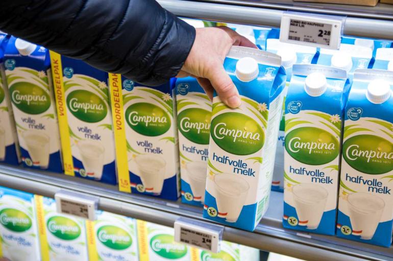 FrieslandCampina behoudt met een omzet van 12,7 miljoen euro de achtste plaats