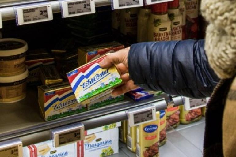 Begin juni noteerde boter nog 740 euro, nu is dat gedaald tot 610 euro