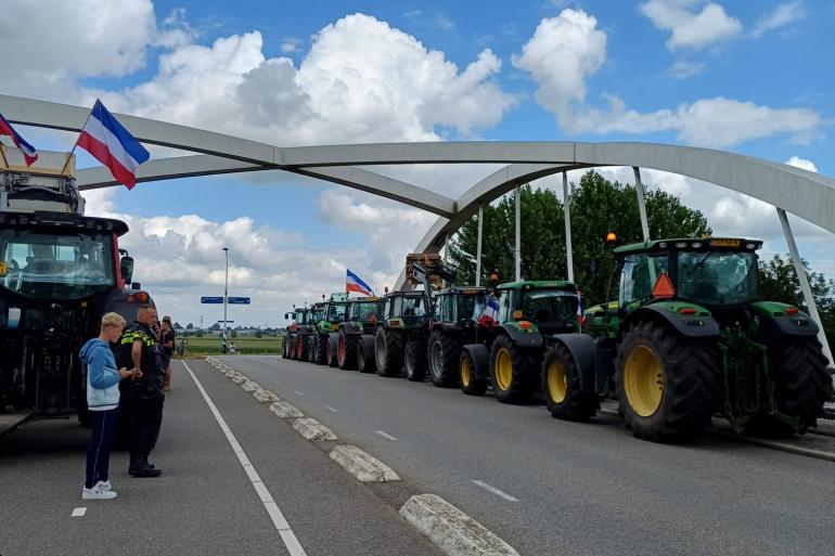 De protestacties waren publieksvriendelijk (foto Samenoptrekken)