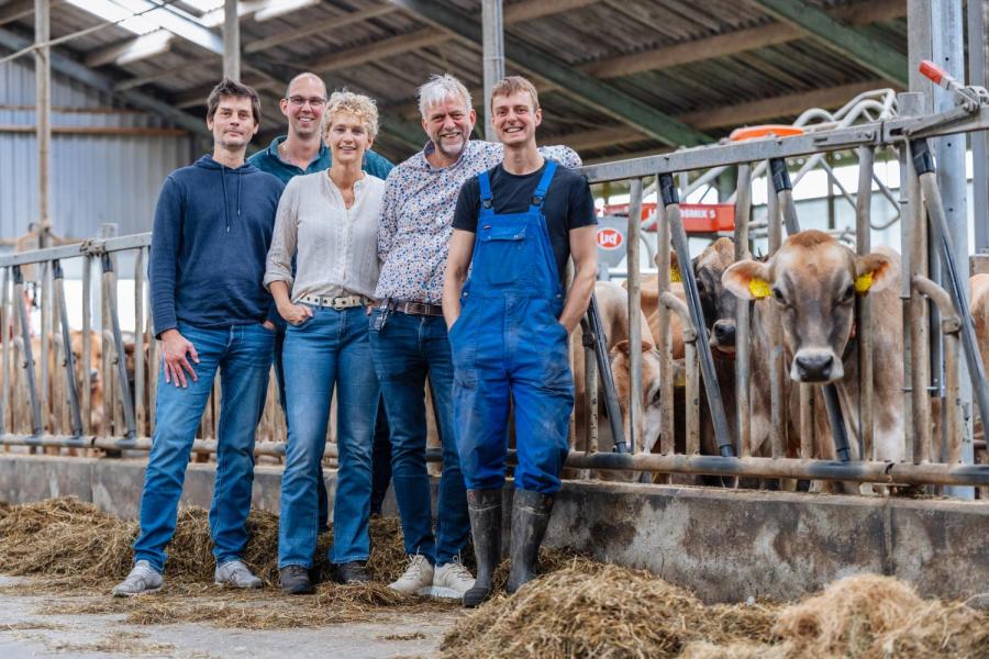 De projectleiders en direct betrokkenen bij het project Hegewarren