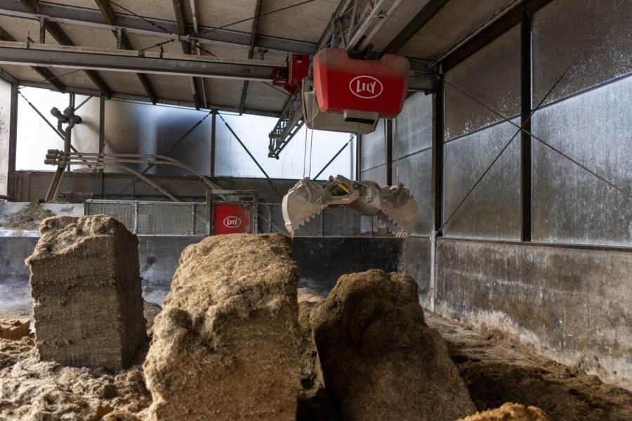 Dankzij het automatisch voersysteem kan Mulder het rantsoen veel meer finetunen. Doordat de koeien tot tien keer per dag vers voer krijgen, is de opname bovendien beter verdeeld over de dag