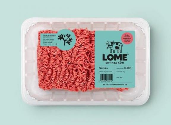Het vlees wordt vermarkt onder de naam LOME ofwel Low On Methane in geselecteerde COOP-winkels.  