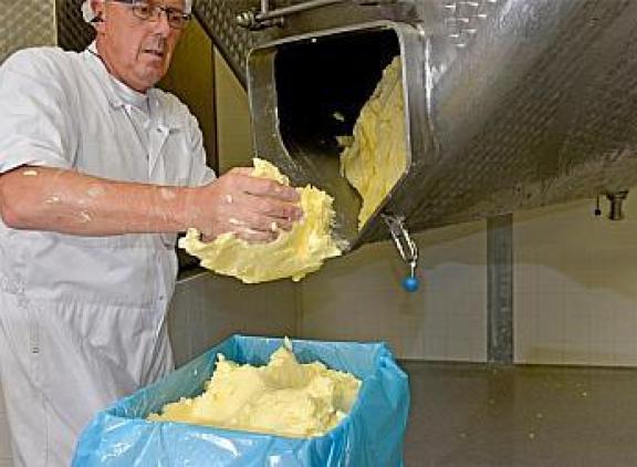 De enige plus in de zuivelnoteringen is voor verse boter