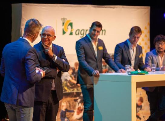 Afgelopen donderdag was Staghouwer nog spreker op de jongerendag van Agrifirm en CRV (foto: Marnix Koster)