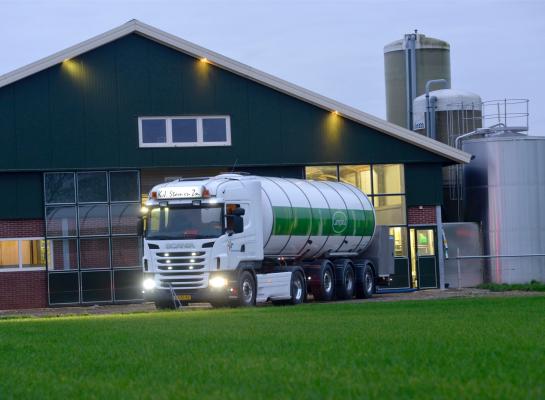 De stijgende lijn in de melkprijs zet in oktober door