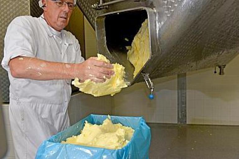 De enige plus in de zuivelnoteringen is voor verse boter