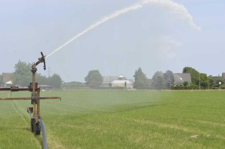 In het Zuiden zijn sommige veehouders al bezig met de derde of vierde ronde beregenen