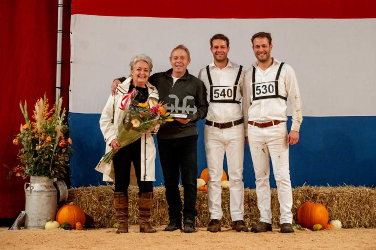 De familie Pinkert werd op de HHH-show uitgeroepen tot fokker van het jaar (foto: Els Korsten)