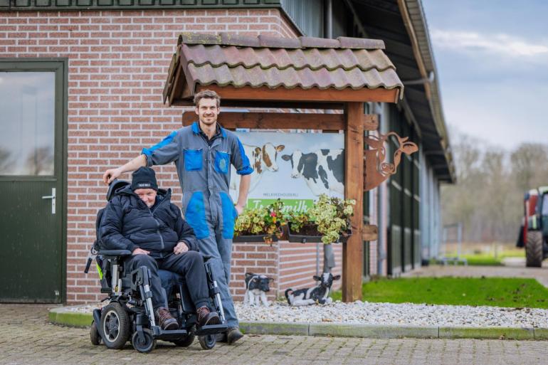 Jos Rijkers en Daan Ketelaars voegden beide bedrijven samen. Die samenwerking kreeg een extra uitdaging toen Jos door een hersenbloeding in een rolstoel belandde
