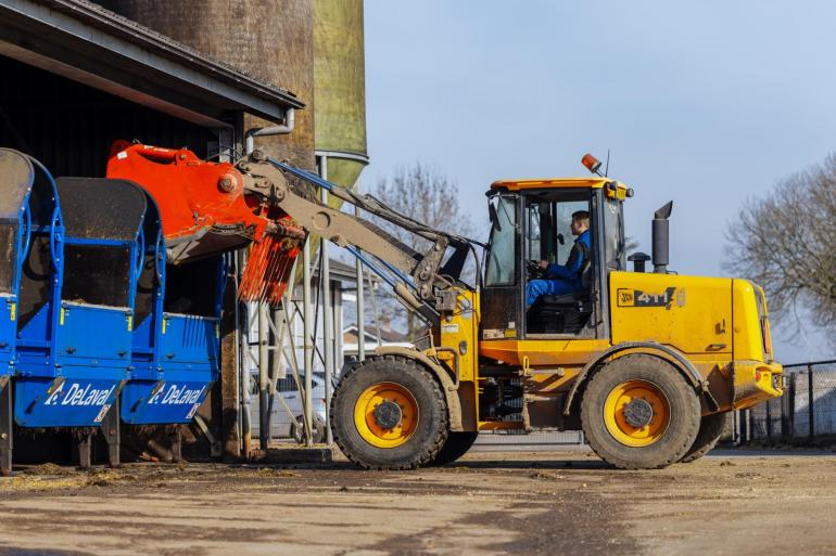 In het laatste kwartaal van 2025 werd er gemiddeld 158 gram ruw eiwit per kg ds gevoerd