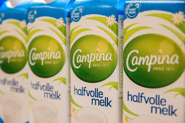 FrieslandCampina verwacht een positieve trend in de melkprijzen van de referentieondernemingen
