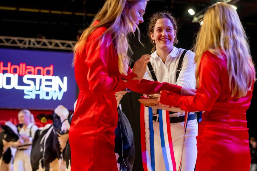 Anouk Bons werd kampioene Toilet bij de junioren