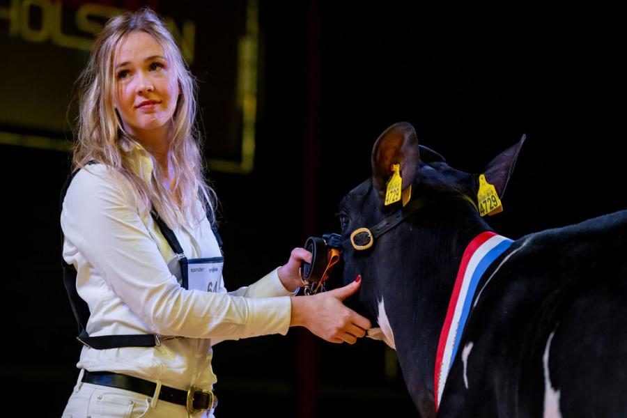 Marieke Albring werd kampioene toilet bij de senioren