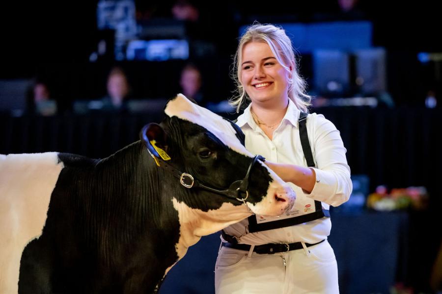 Anouk Bons werd reservekampioene Toilet bij de junioren