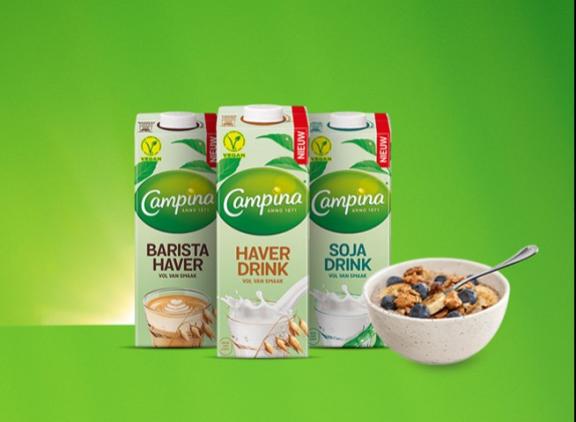 FrieslandCampina heeft drie plantaardige drinks in haar assortiment