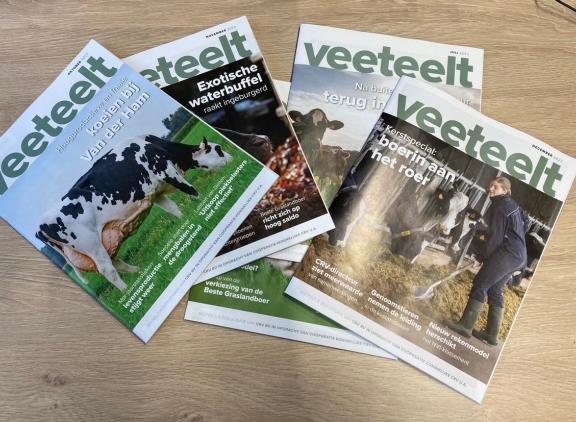 De antwoorden op de vragen van de Veeteelt-kerstquiz zijn te vinden in de twaalf edities van Veeteelt die in 2023 verschenen