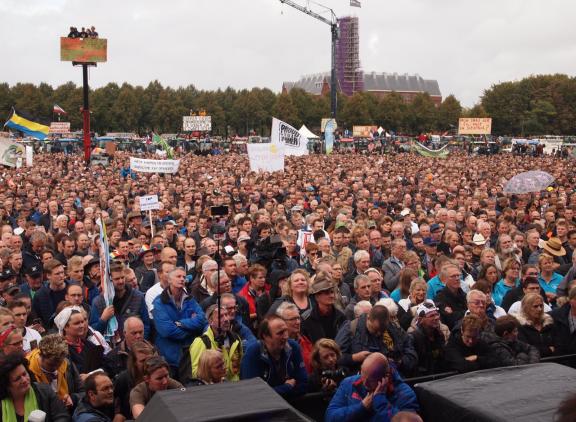 Agractie leidde het eerste grote boerenprotest op het Malieveld in 2019