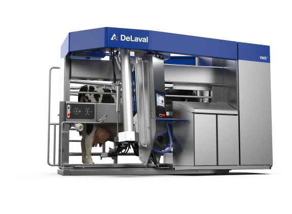 De nieuwe DeLaval melkrobot melkt gemiddeld 31 seconden sneller per melkbeurt
